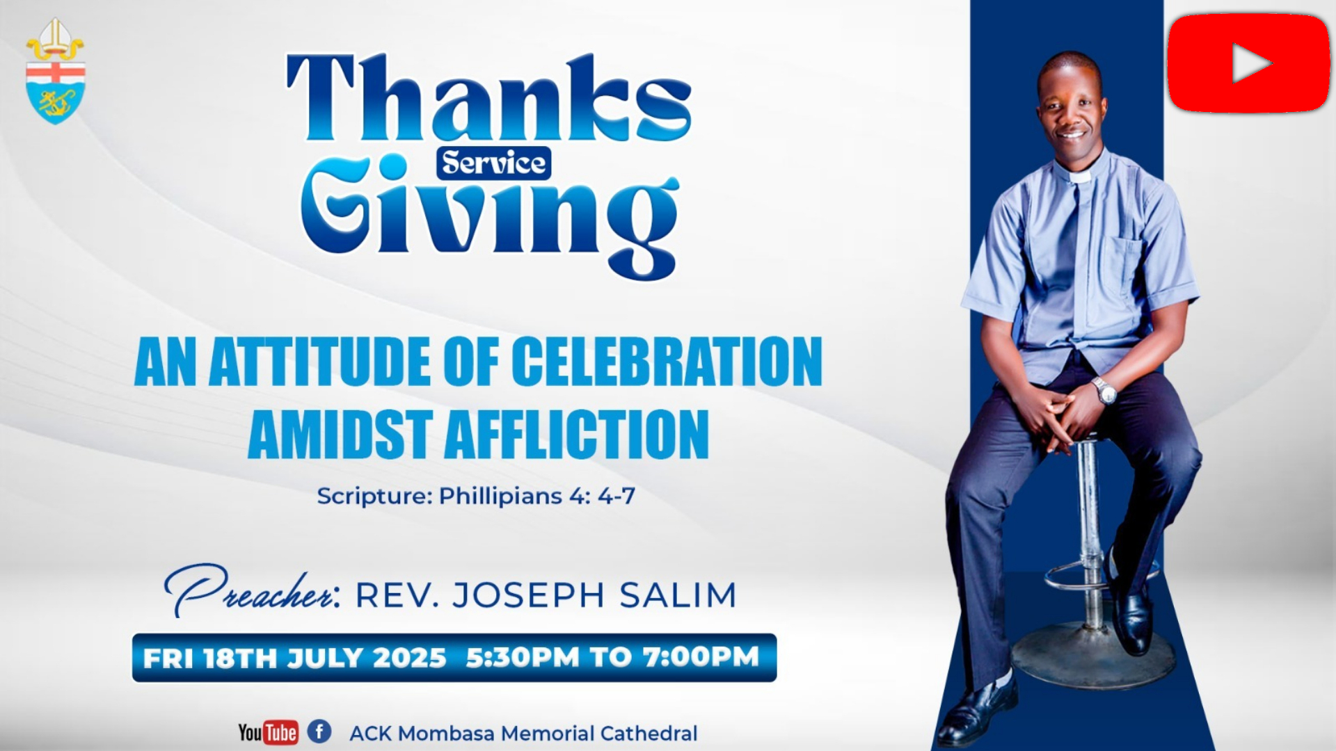 AN ATTITUDE OF CELEBRATION AMIDST AFFLICTION